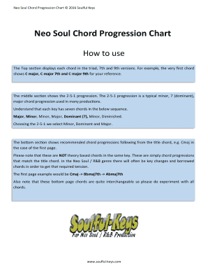 Neo Soul Chord Progressions PDF  Form