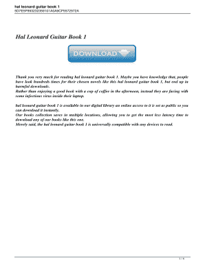 Hal Leonard Guitar Method Book 3 PDF Download  Form