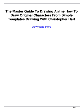 The Master Guide to Drawing Anime PDF Download  Form