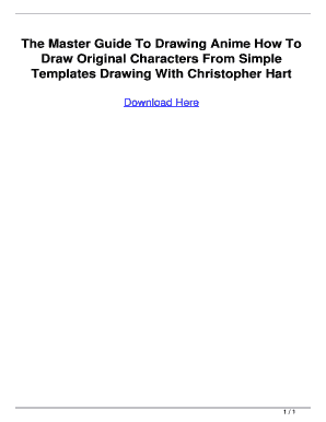 How to draw Manga: The Master Guide, Learn to Draw Anime and Manga, How  to Draw Original Characters from Simple Templates, Anime Drawing Book for  Beginners