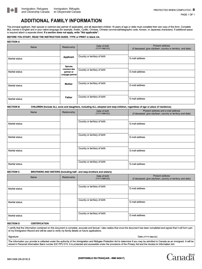 Imm 5406  Form