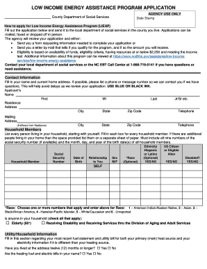 How to Apply for Low Income Energy Assistance Program LIEAP  Form