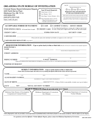 ACCEPTABLE FORMS of PAYMENT