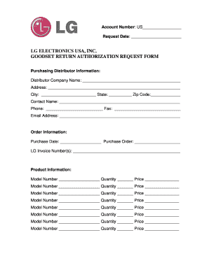 Lg Invoice Download  Form