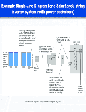 Solar Single Line Diagram Template  Form