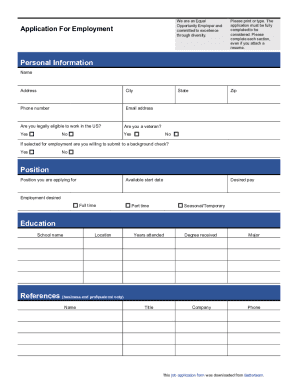 Pick N Pay Job Application Online  airSlate SignNow