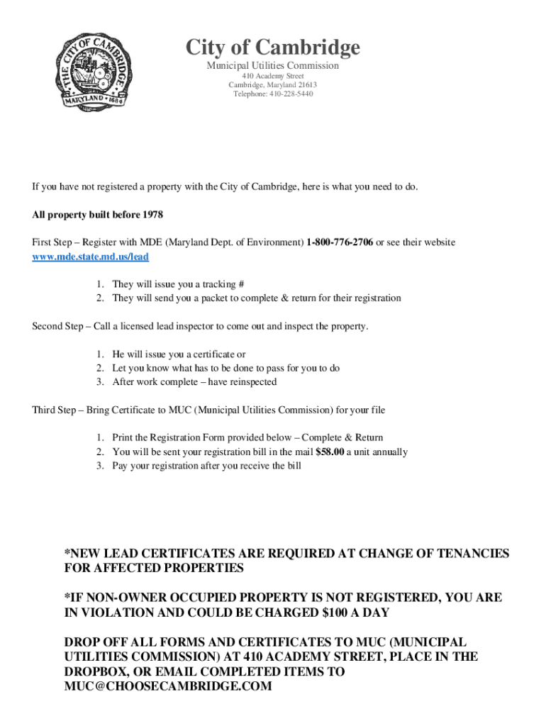 City of Cambridge DEPARTMENT of PUBLIC WORKS 705 L  Form