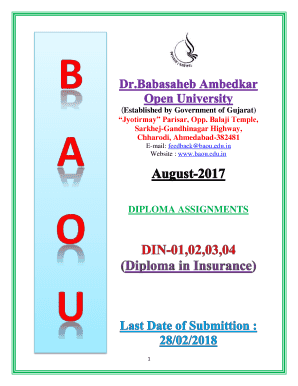 baou assignment marks august 2022