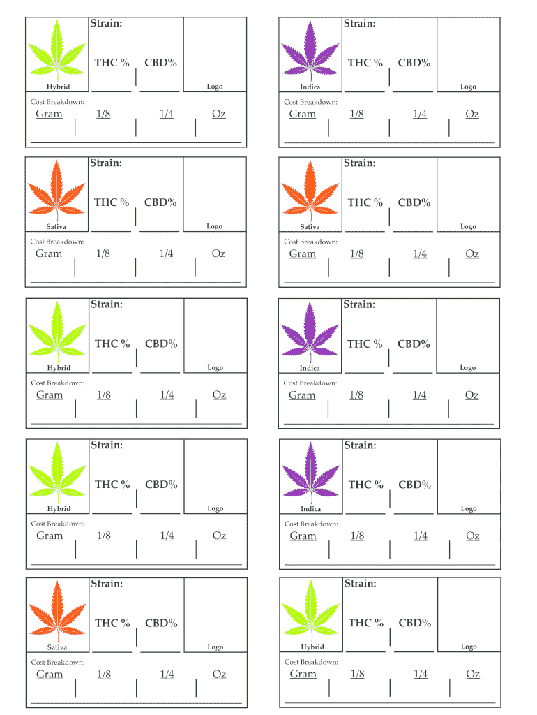 Cannabis Template Card 2x3 5in Final  Form