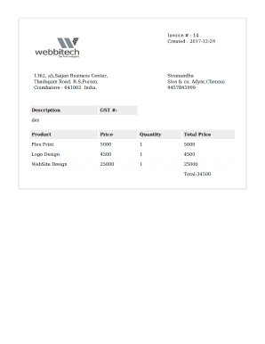 Responsive HTML Invoice Template Download  Form