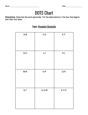 DOTS Chart  Form