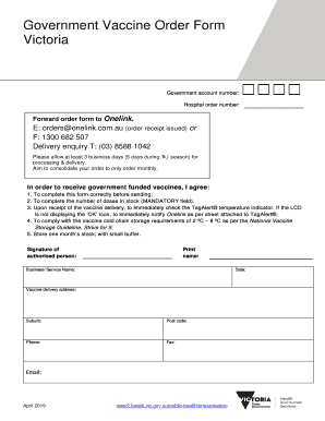 Onelink Order Form