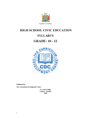 Civic Education PDF for Secondary School  Form