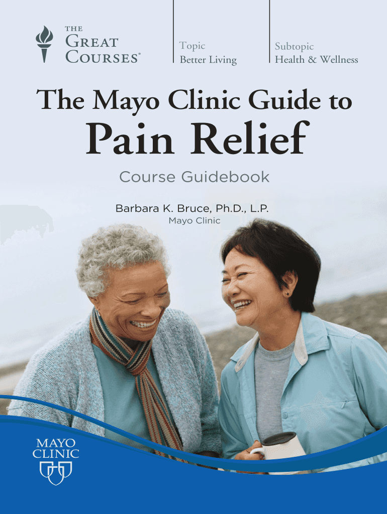 Mayo Clinic Guide to Pain Relief PDF  Form
