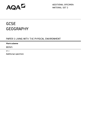 8035 1 Mark Scheme  Form