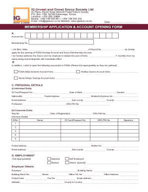 Ig Sacco Membership  Form