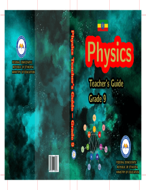 Physics Grade 11 Teacher Guide PDF  Form