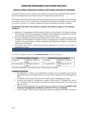 Dut Refund Form