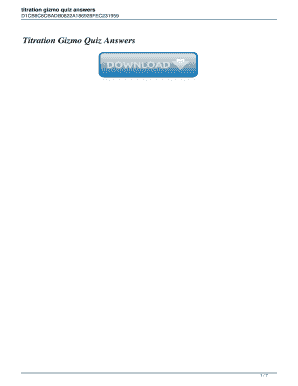 Titration Gizmo Assessment Answers  Form