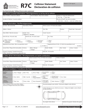 R7c Collision Statement  Form