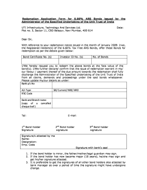 Ars Bond  Form