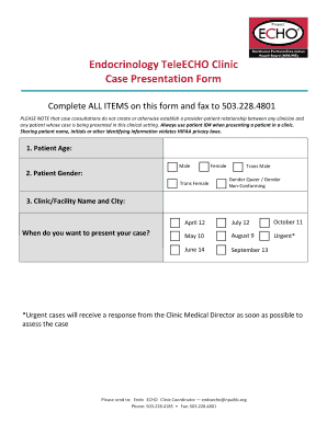 Complete ALL ITEMS on This Form and Fax to 503