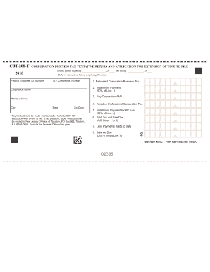 Get and Sign Nj Cbt Extension 2018-2022 Form