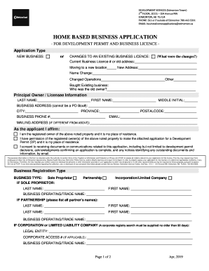 Get and Sign EMAIL Businesslicenceapplicationsedmonton 2019 Form