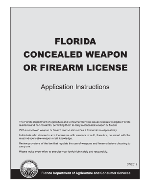 Get and Sign Concealed Weapon Application Instructions Concealed Weapon Application Instructions 2017-2022 Form