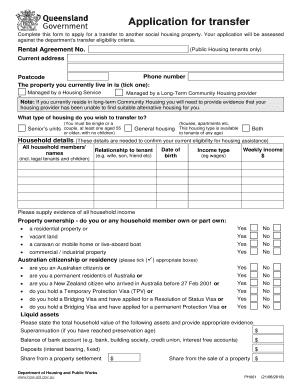 Get and Sign Australia Application Transfer Form
