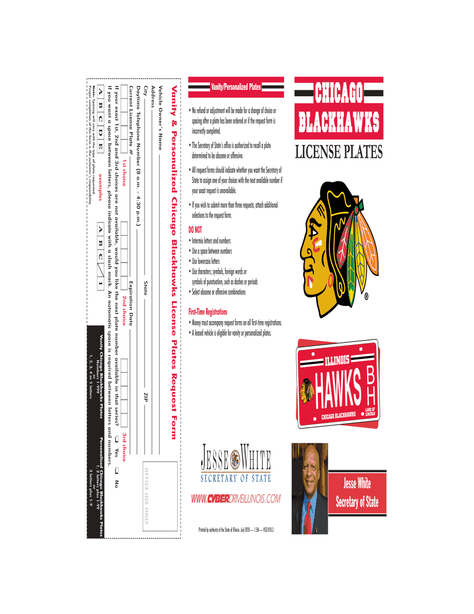  Illinois Blackhawks 2018-2024