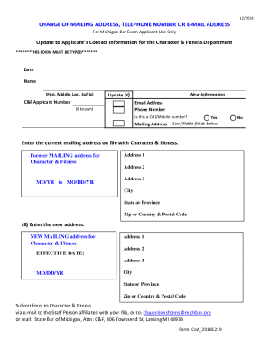  Michigan Business Address Change Form' Keyword Found Websites 2018-2024