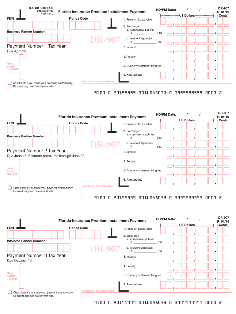 Fl Form Dr 907