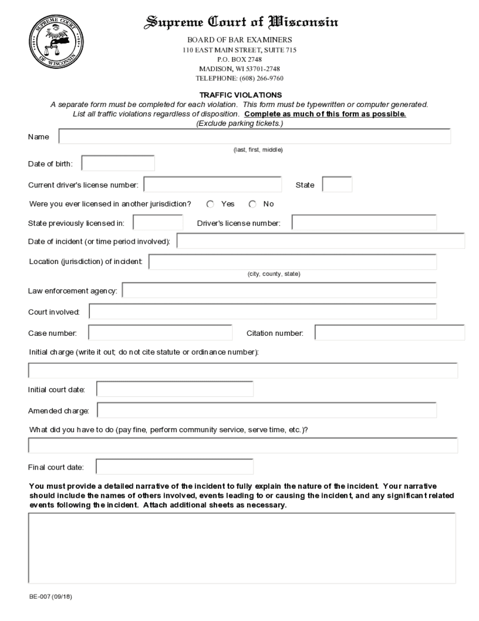  This Form Must Be Typewritten or Computer Generated 2018