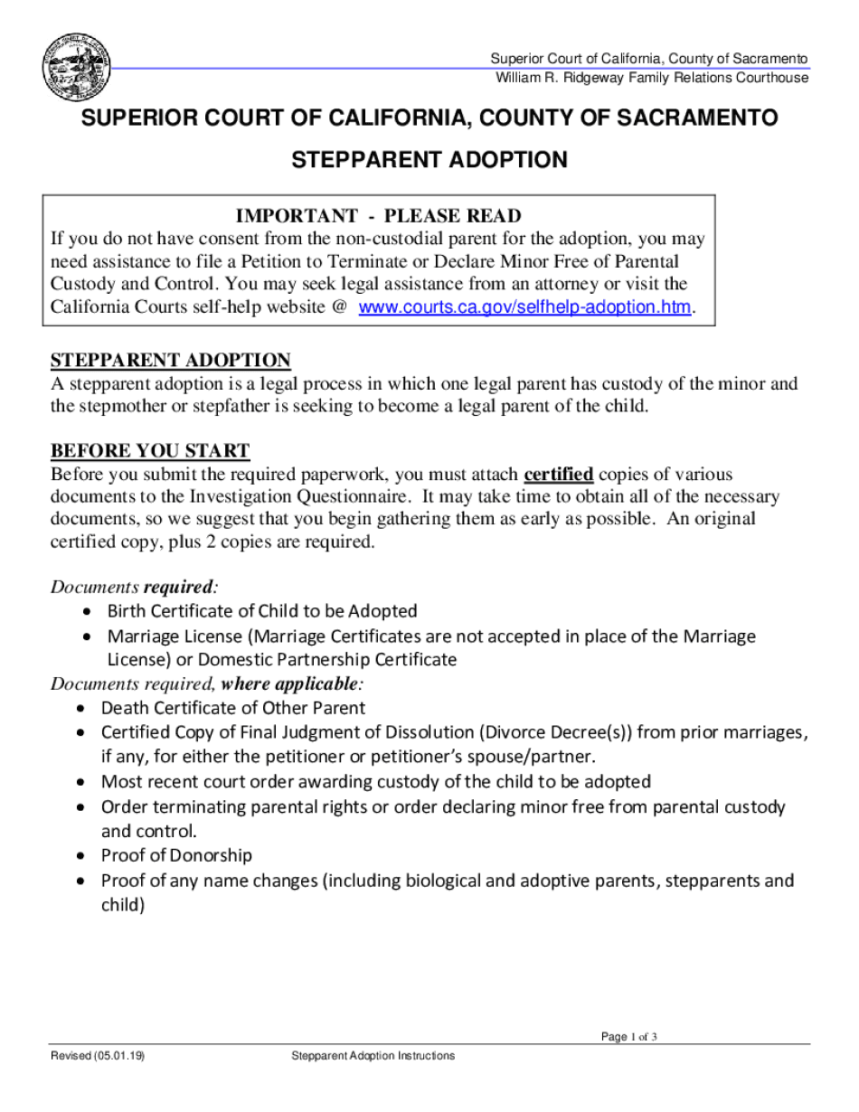  If You Do Not Have Consent from the Non Custodial Parent for the Adoption, You May 2019-2024