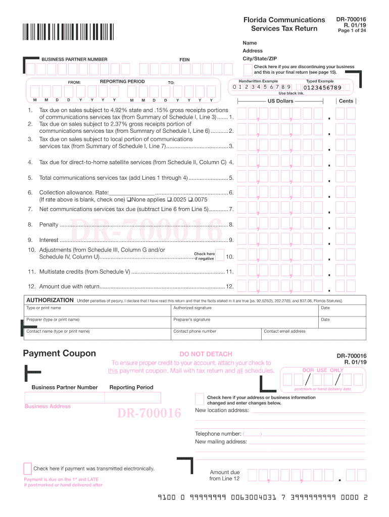 Fl Dr700016  Form