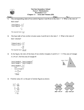 Form 3 Maths Exam Paper Hk