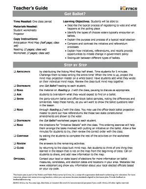 Got Ballot Icivics Worksheet Answer Key  Form