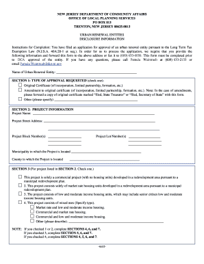 OFFICE of LOCAL PLANNING SERVICES  Form