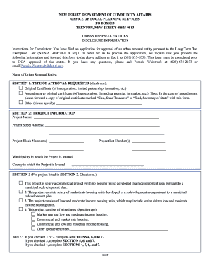 OFFICE of LOCAL PLANNING SERVICES Form