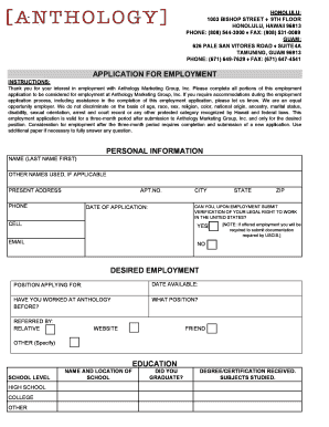 HONOLULU  Form