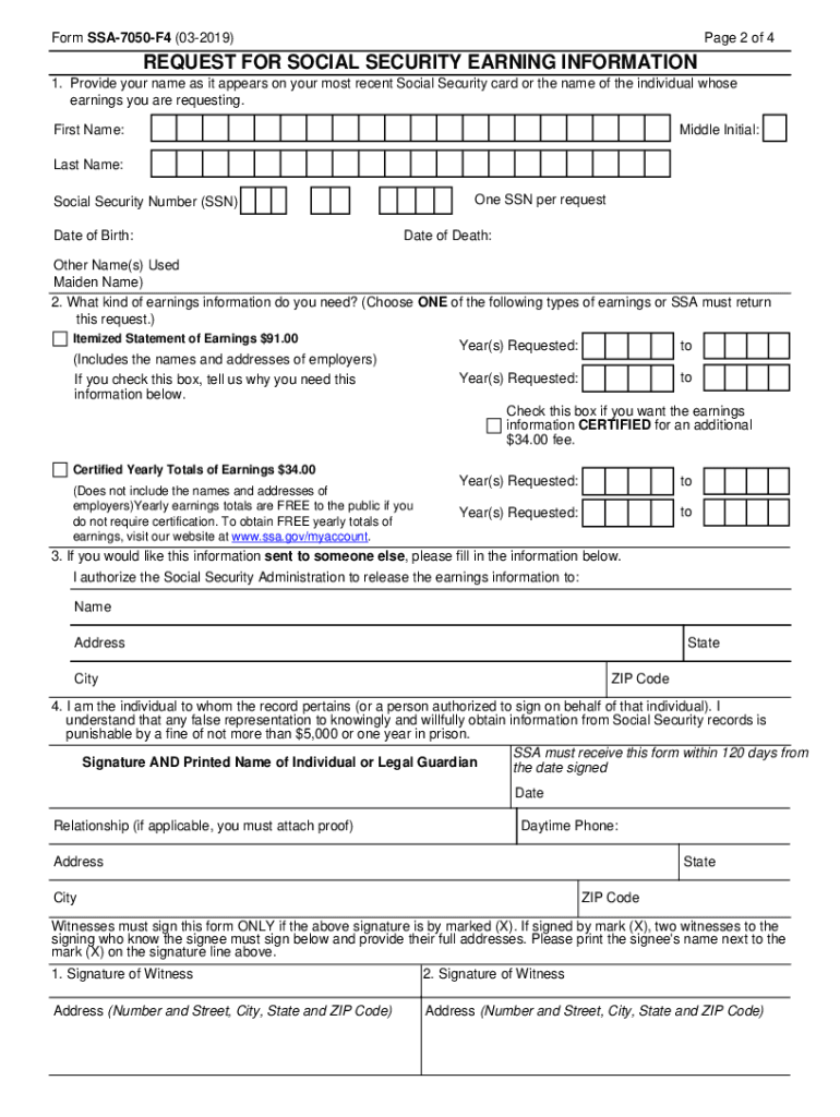  Ssa 7050 F4 2019-2024