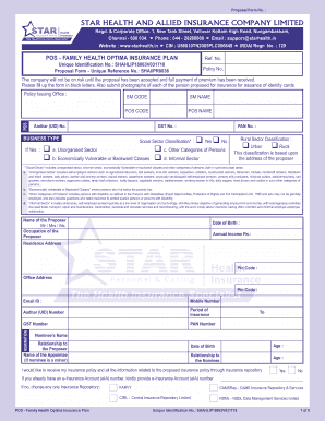 Optima Secure Proposal Form