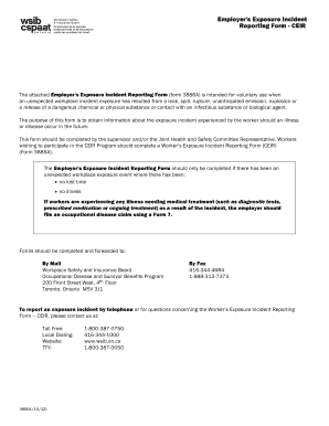 Wsib Incident  Form