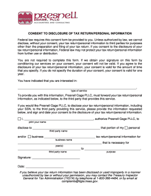 Get and Sign Disclosure Personal Form 