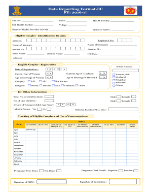 Hbnc Form PDF Download