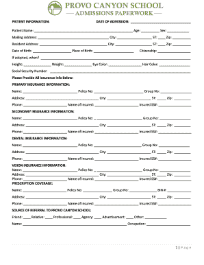A PCS Admissions Packet 111917 Edit DOCX  Form