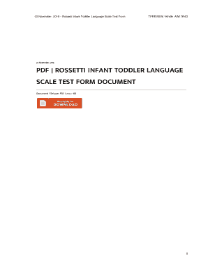 Rossetti Parent Questionnaire PDF  Form