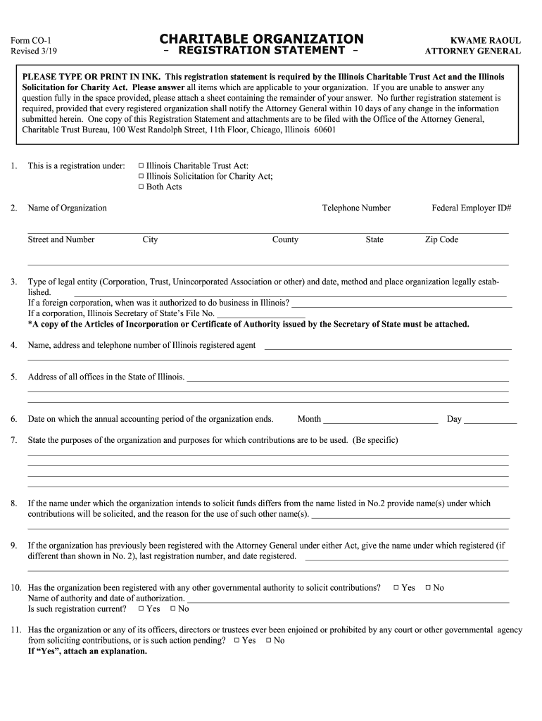  Form Co 1 2019-2024