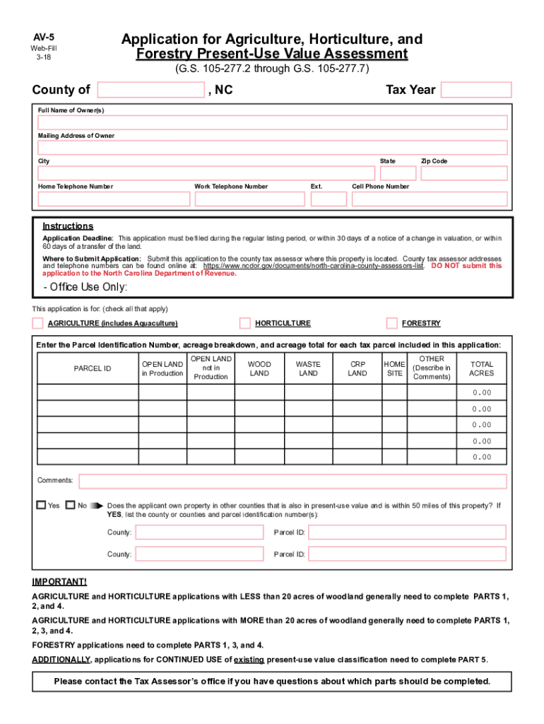  Application for Agriculture, Horticulture, and for 2018-2024